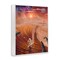 Stupell Industries Astronaut Riding The Wave Framed Giclee, design by Vincent Hie